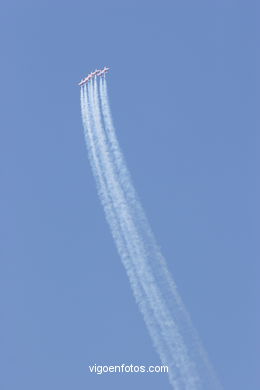 Aerial exhibition. 