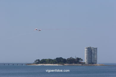 Aerial exhibition. 