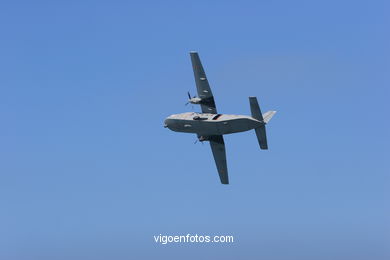 Parachutist Alas team. Airshow 2006. Vigo (Spain).
