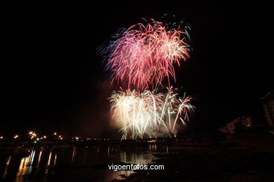 Fuegos artificiales de las Fiestas de Bouzas 2007 (15/07/2007).