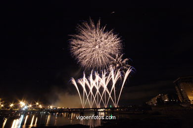 Fuegos artificiales de las Fiestas de Bouzas 2007 (15/07/2007).