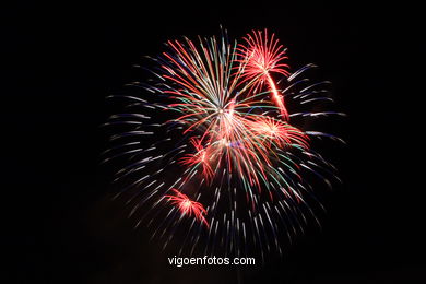 Celebrations of Bouzas. Fireworks. 2007 (15/07/2007).