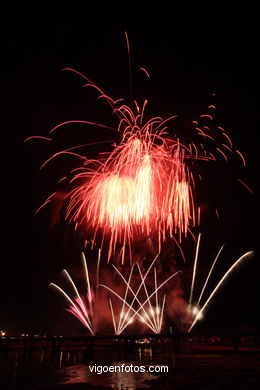 Fuegos artificiales de las Fiestas de Bouzas 2007 (15/07/2007).