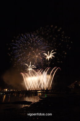 Celebrations of Bouzas. Fireworks. 2007 (15/07/2007). 