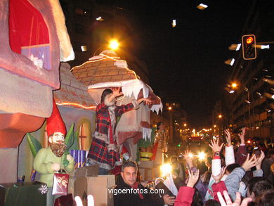 Cabalgata de los Reyes Magos 2004 (Vigo). 