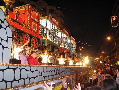 Cabalgata de los Reyes Magos 2004 (Vigo). 