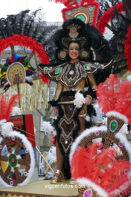 Carnaval 2005 - Desfile de comparsas en el S�bado de Carnaval (Vigo). 