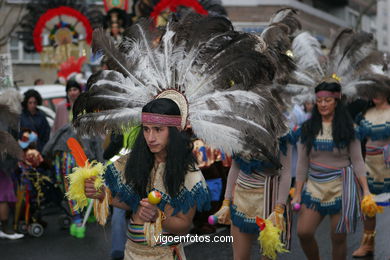 Carnaval 2005 - Desfile de comparsas en el S�bado de Carnaval (Vigo). 