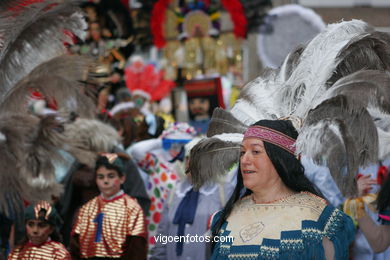 Carnaval 2005 - Desfile de comparsas en el S�bado de Carnaval (Vigo). 