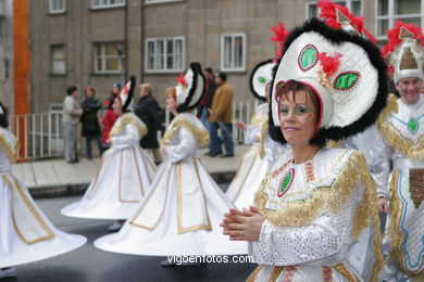 Carnaval 2005 - Desfile de comparsas en el S�bado de Carnaval (Vigo). 