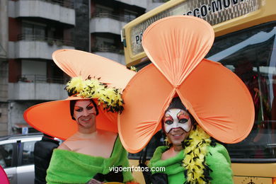 Carnaval 2005 - Desfile de comparsas en el S�bado de Carnaval (Vigo). 