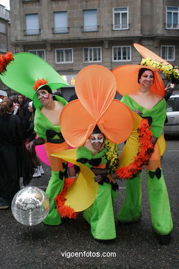 Carnaval 2005 - Desfile de comparsas en el S�bado de Carnaval (Vigo). 