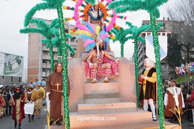 Carnaval 2005 - Desfile de comparsas en el S�bado de Carnaval (Vigo). 