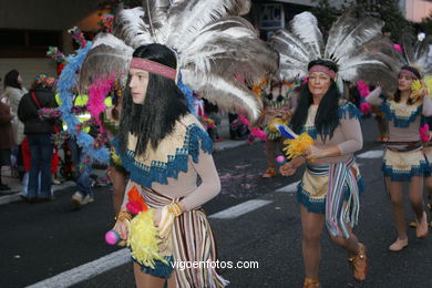 Carnaval 2005 - Desfile de comparsas en el S�bado de Carnaval (Vigo). 