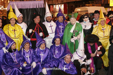 Carnaval 2005 - Comparsas en el Entierro de la Sardina (Vigo).