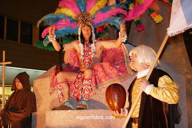 Carnaval 2005 - Comparsas en el Entierro de la Sardina (Vigo).