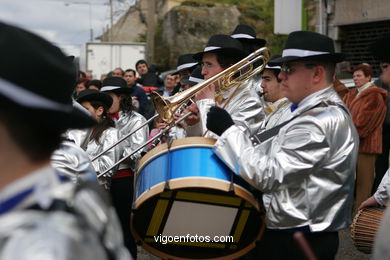 Desfile de la comparsa "Gran casino de las velas" de SCD "Atlántida" Matamá el Domingo de Carnaval (Vigo).