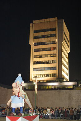 Juicio y quema del meco. Carnaval 2005.