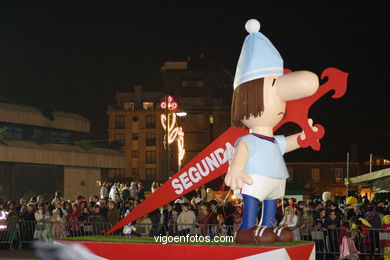 Juicio y quema del meco. Carnaval 2005.