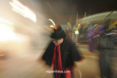 Juicio y quema del meco. Carnaval 2005. 
