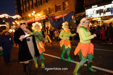 Carnaval 2006 - Desfile de comparsas en el S�bado de Carnaval (Vigo). 