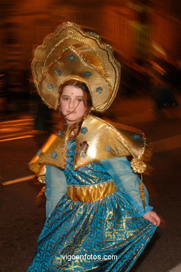 Carnaval 2006 - Comparsas en el Entierro de la Sardina (Vigo).