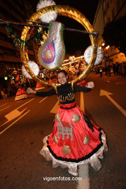 Carnaval 2006 - Comparsas en el Entierro de la Sardina (Vigo).