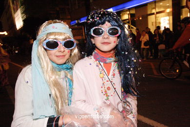 Carnaval 2007 - Comparsas en el Entierro de la Sardina (Vigo).