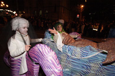 Carnaval 2007 - Comparsas en el Entierro de la Sardina (Vigo). 
