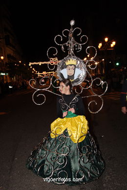 Carnaval 2007 - Comparsas en el Entierro de la Sardina (Vigo). 