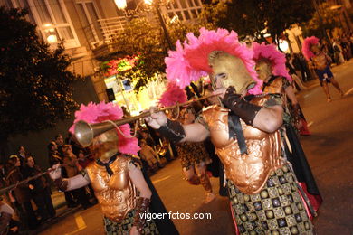 Carnaval 2007 - Comparsas en el Entierro de la Sardina (Vigo).