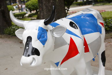 Cow Parade 2007 (Cowparade in Vigo, Spain).