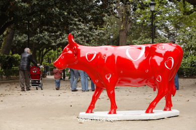 Cow Parade 2007 (Cowparade in Vigo, Spain). 