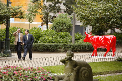 Cow Parade 2007 (Cowparade in Vigo, Spain).