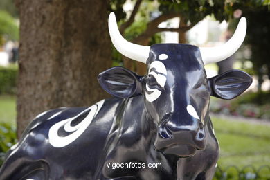 Cow Parade 2007 (Alameda de Vigo). 