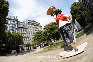 Cow Parade 2007 (Cowparade in Vigo, Spain).