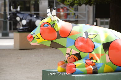 Cow Parade 2007 (Alameda de Vigo). 
