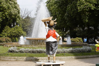Cow Parade 2007 (Cowparade in Vigo, Spain).