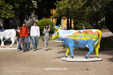 Cow Parade 2007 (Cowparade in Vigo, Spain).