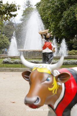 Cow Parade 2007 (Cowparade in Vigo, Spain).