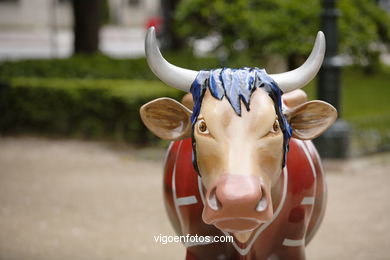 Cow Parade 2007 (Cowparade in Vigo, Spain).
