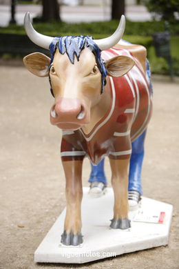 Cow Parade 2007 (Cowparade in Vigo, Spain).