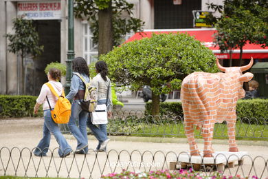 Cow Parade 2007 (Cowparade in Vigo, Spain).