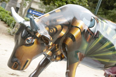 Cow Parade 2007 (Cowparade in Vigo, Spain). 