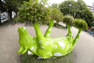 Cow Parade 2007 (Cowparade in Vigo, Spain).