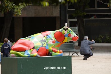 Cow Parade 2007 (Cowparade in Vigo, Spain).