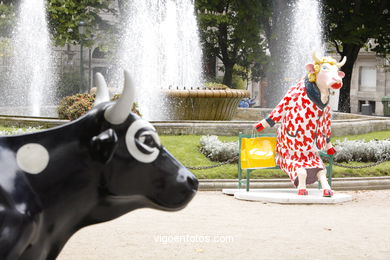 Cow Parade 2007 (Cowparade in Vigo, Spain).