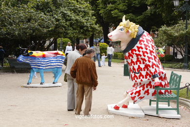 Cow Parade 2007 (Cowparade in Vigo, Spain).