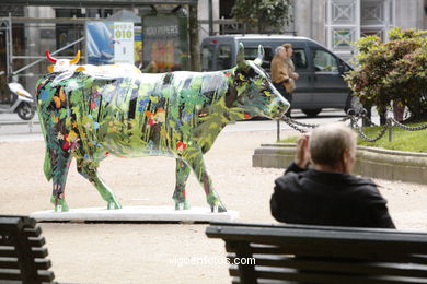 Cow Parade 2007 (Cowparade in Vigo, Spain).