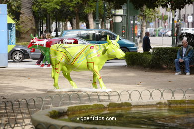 Cow Parade 2007 (Cowparade in Vigo, Spain).